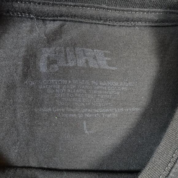 The Cure Shirt Womens Large Boys Dont Cry Band Tee Concert Black Short Sleeve - Picture 2 of 7